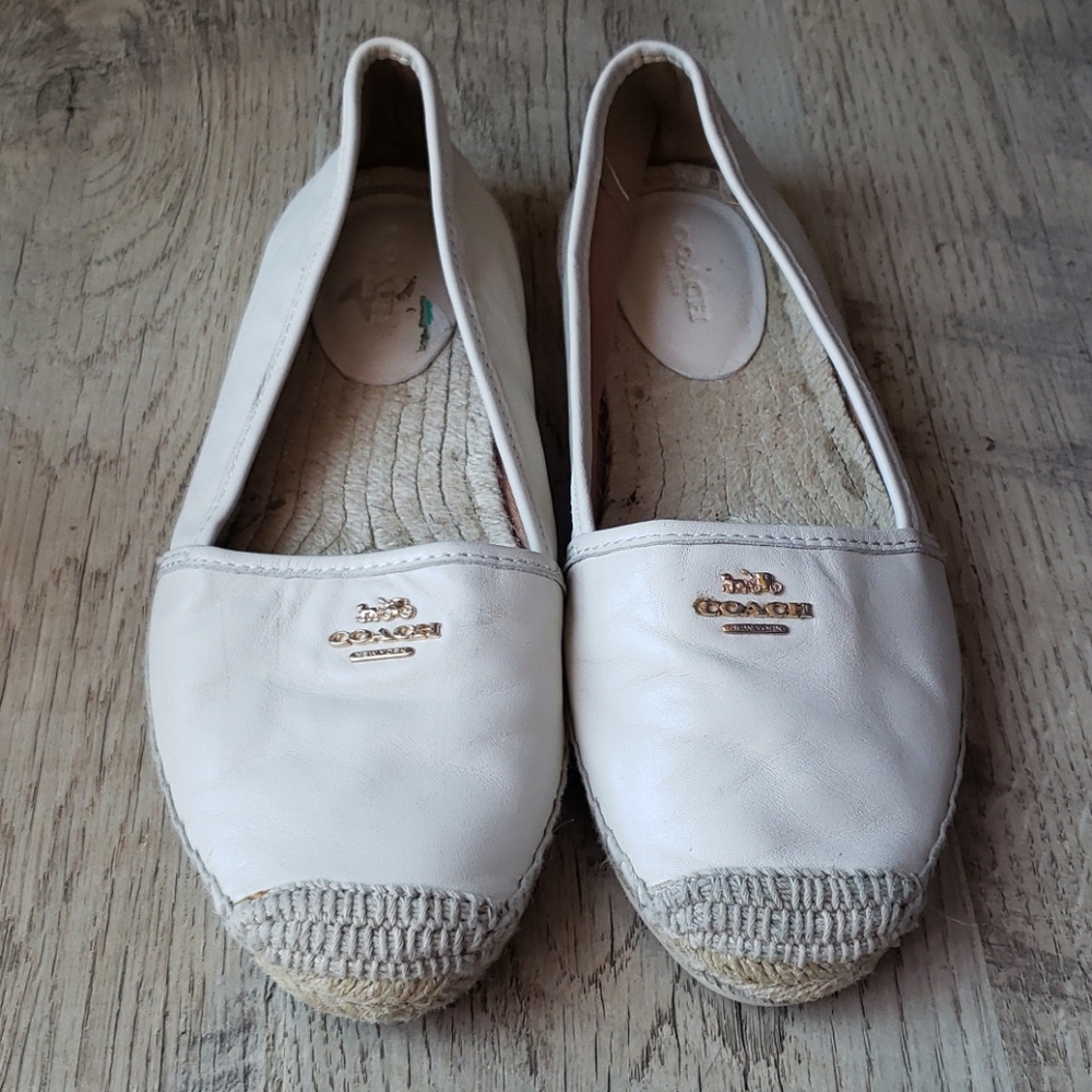 Coach Leather Espadrilles